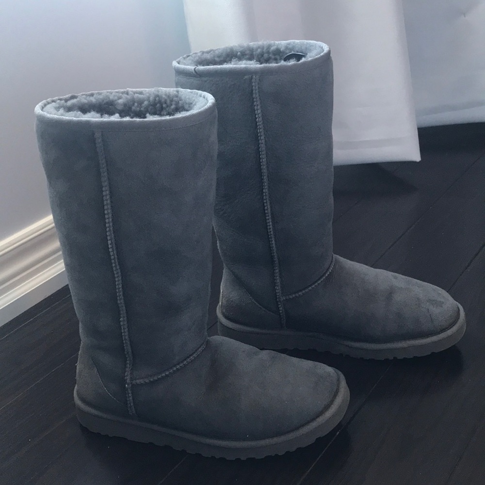 Grey Ugg Boots (mid calf)